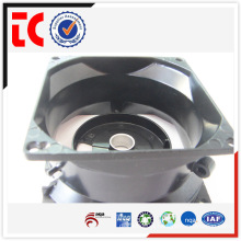 China famous aluminium die casting parts / adc12 aluminum casting part / round black draught shell